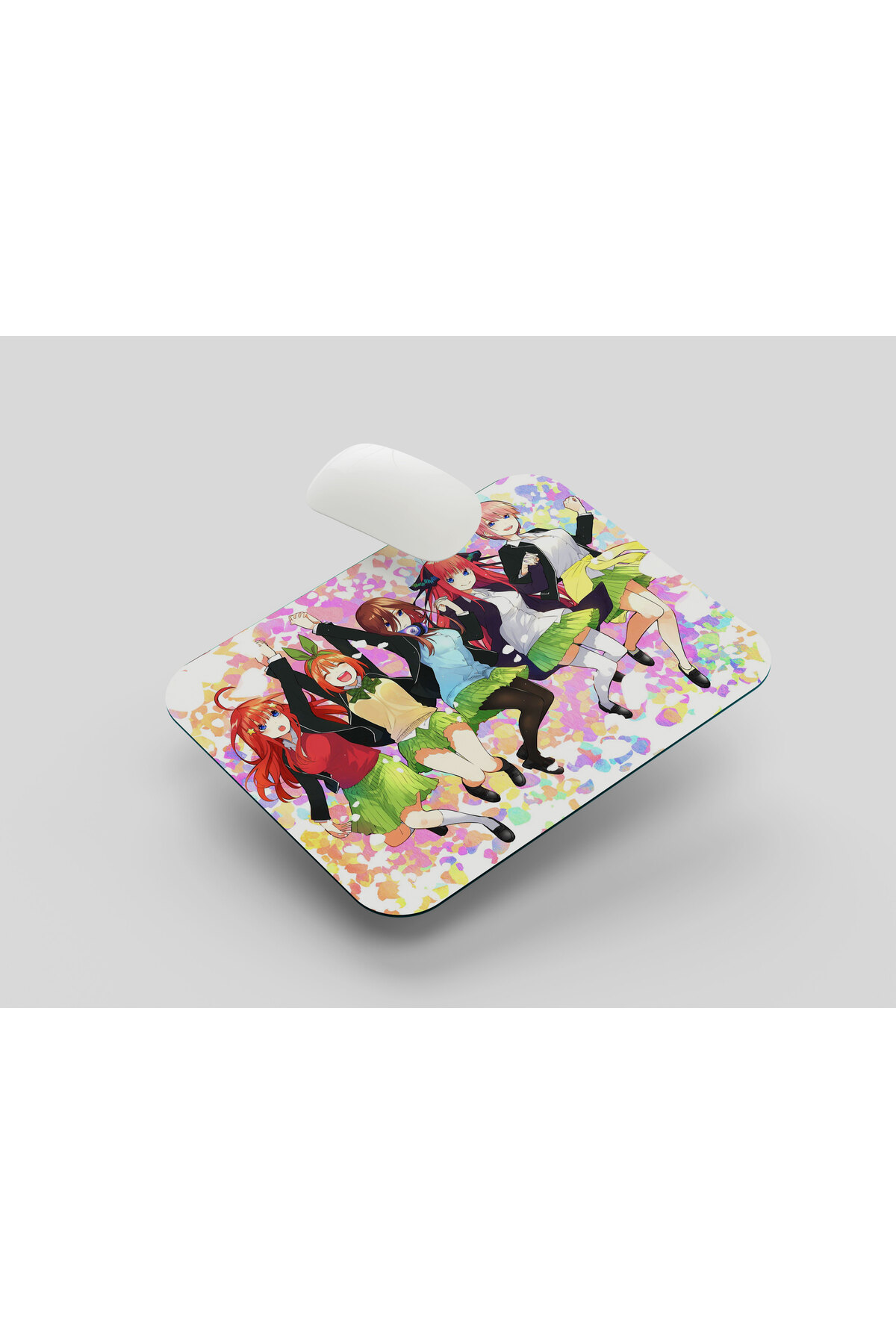 Eşsiz Beşizler Miku Yotsuba Nino İchika İtsuki 22x18 Mousepad - Anime Mousepad