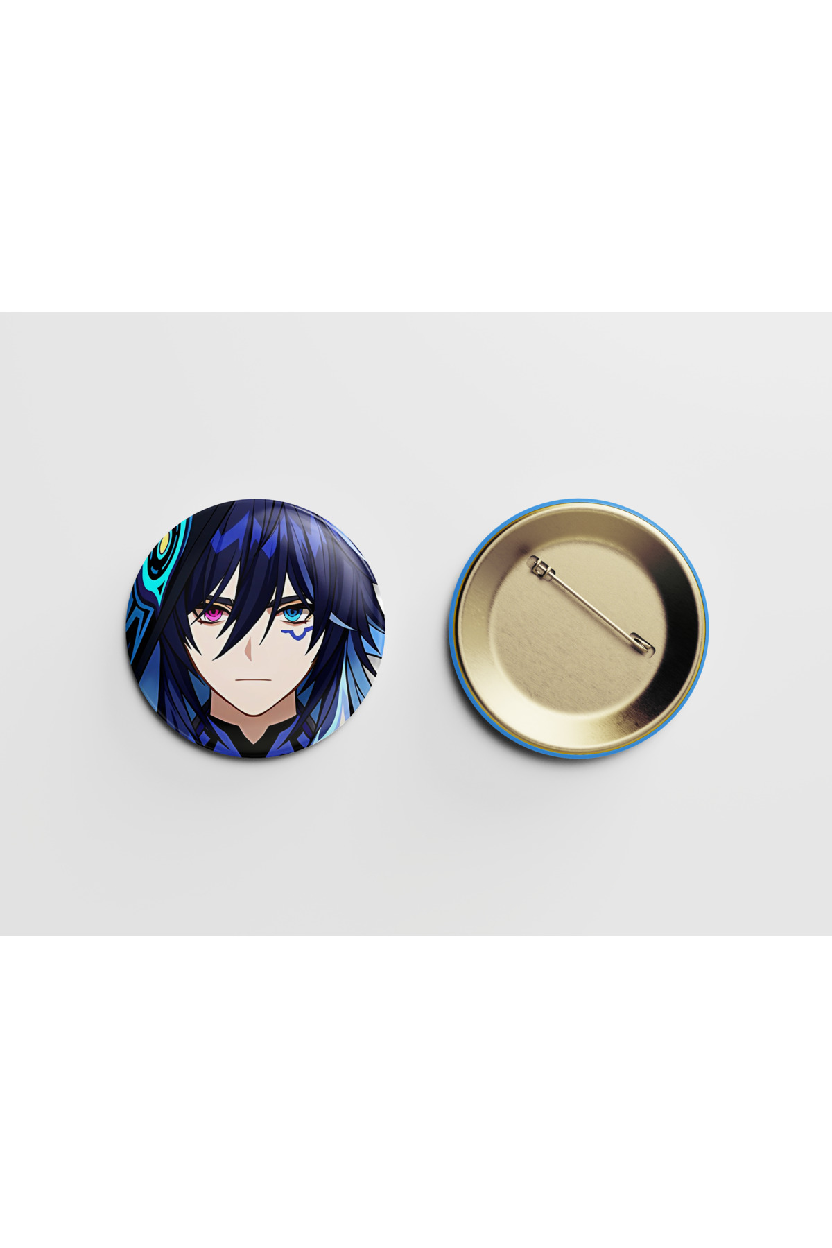 Genshin Ororon 1 adet 44mm Arkası İğneli Buton Rozet - Anime