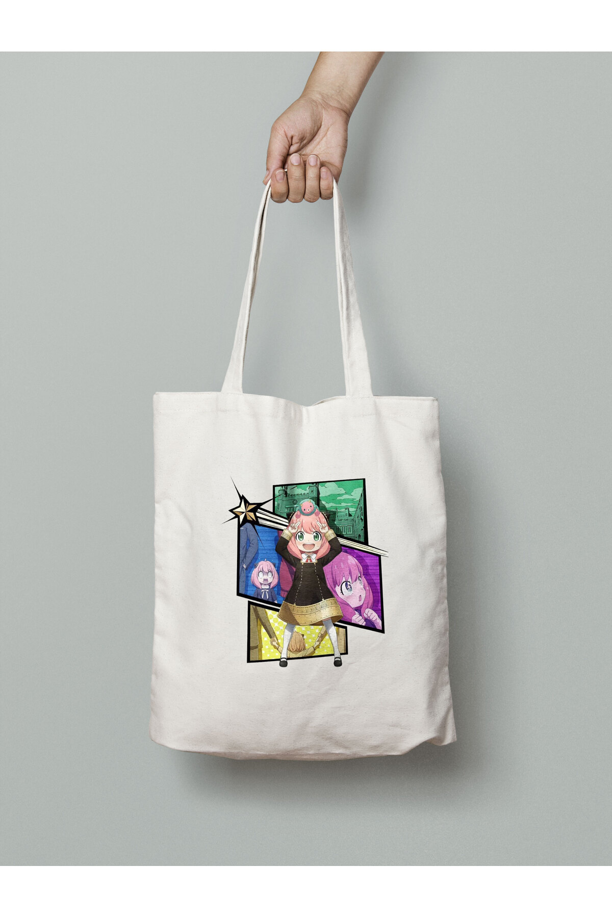 Spy x Family Anya Forger Bez Çanta 35x40cm - Anime Çanta - Tote Bag