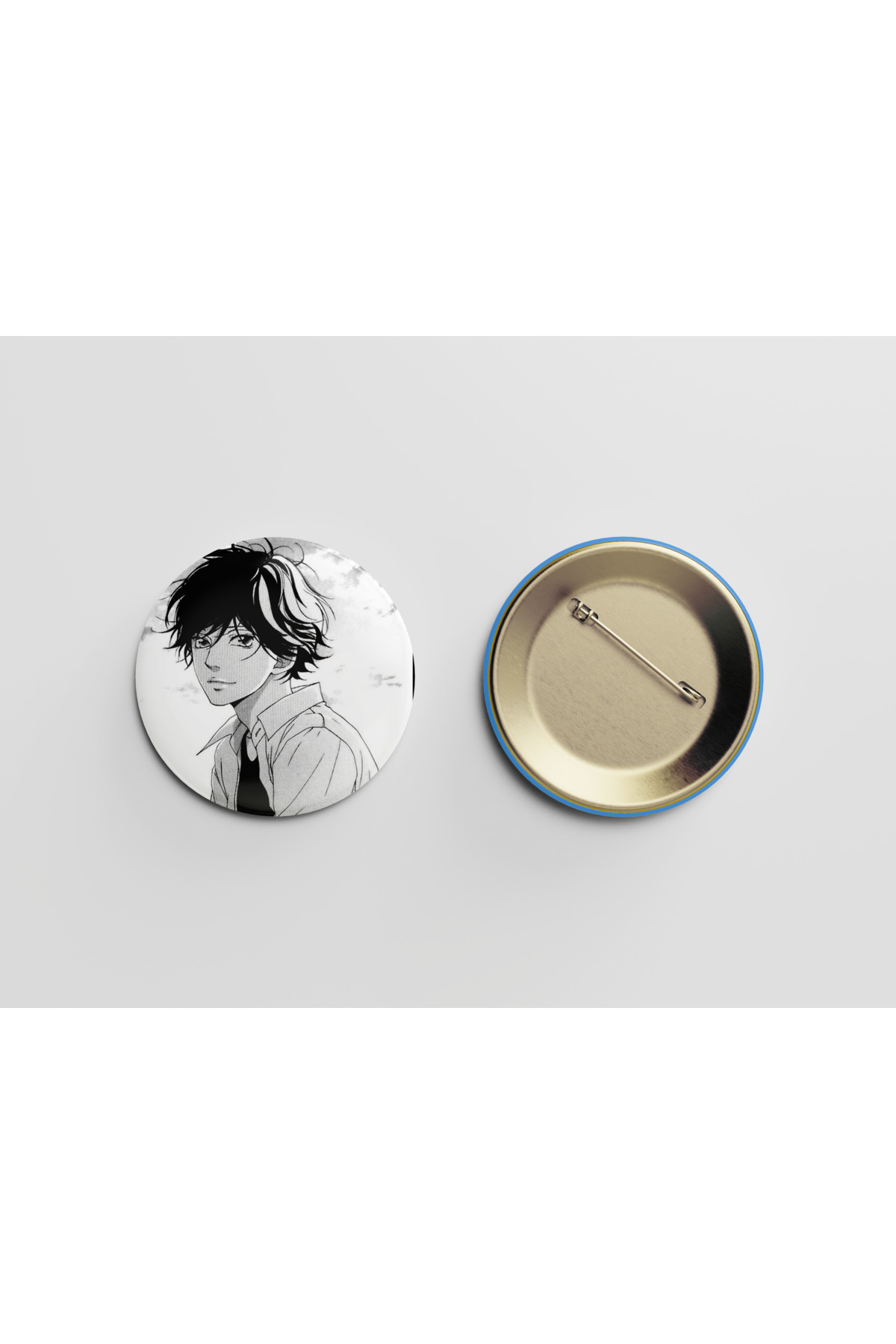 Ao Haru Ride Kou Mabuchi 1 adet 44mm buton rozet