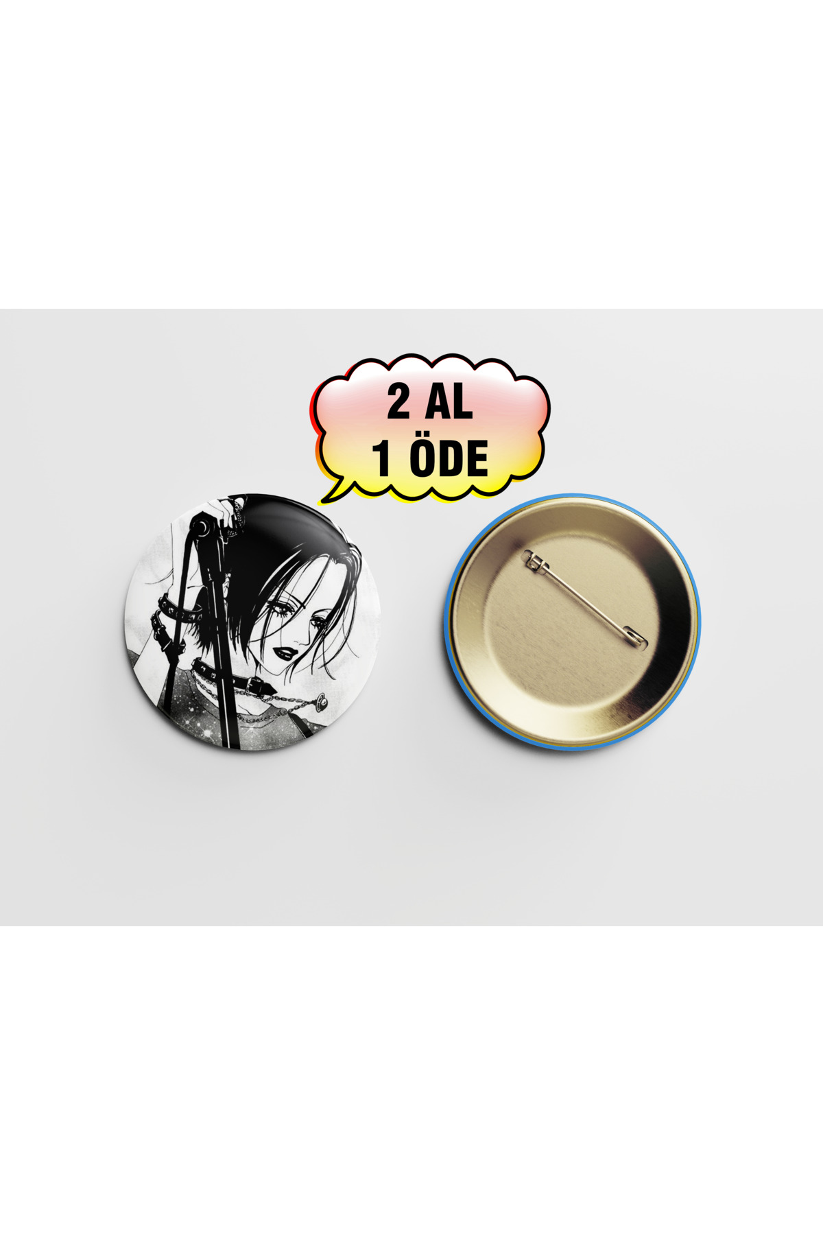 Nana ANİMESİ 1 Adet 44mm Buton Rozet - Anime Rozet