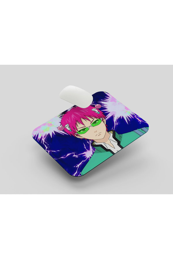 Saiki Kusuo no Psi-nan Yuvarlak Mousepad - 20cm - Anime
