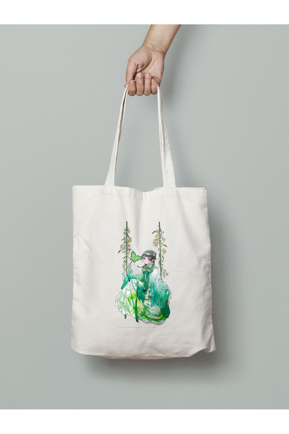 The Apothecary Diaries Maomao Bez Çanta 35x40 cm - Tote Bag- Anime Baskılı Çanta