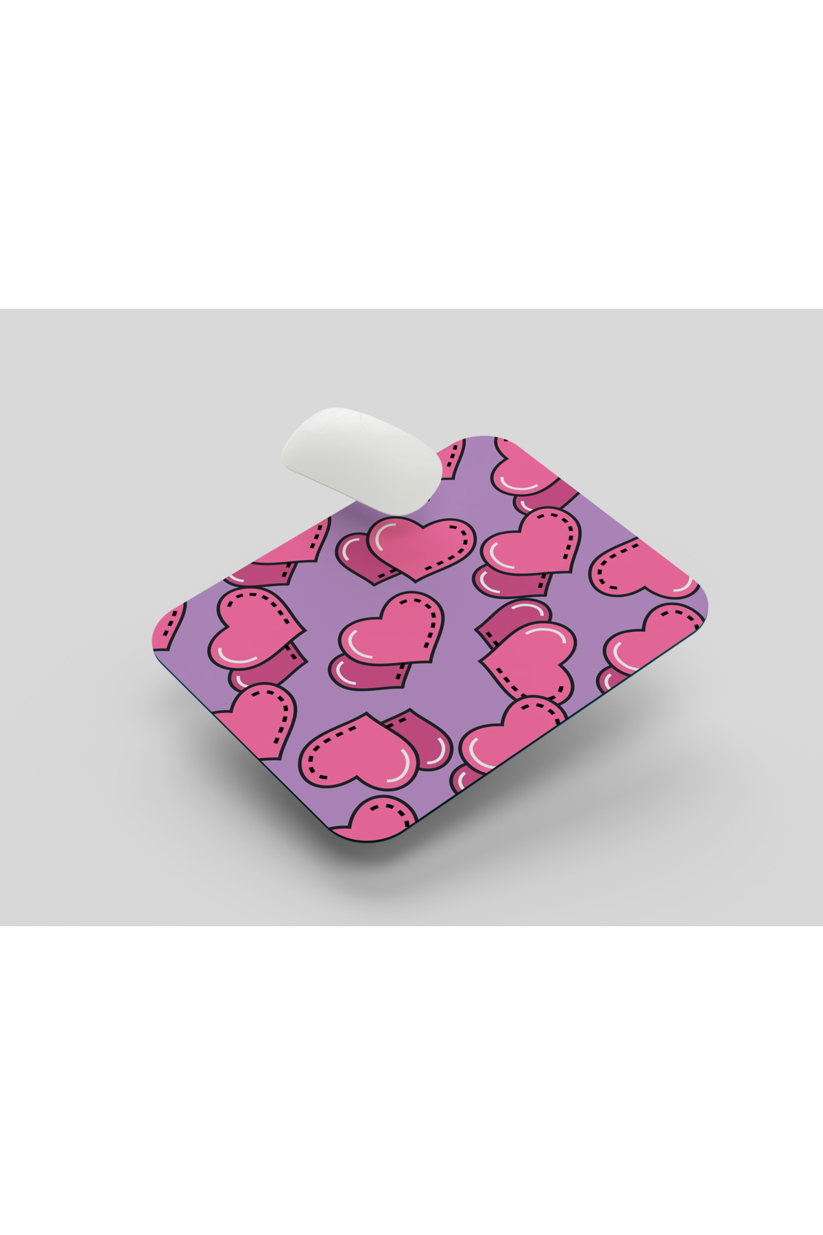Kalpli Mor - Pembe 22x18 Mousepad - Y2k Mousepad