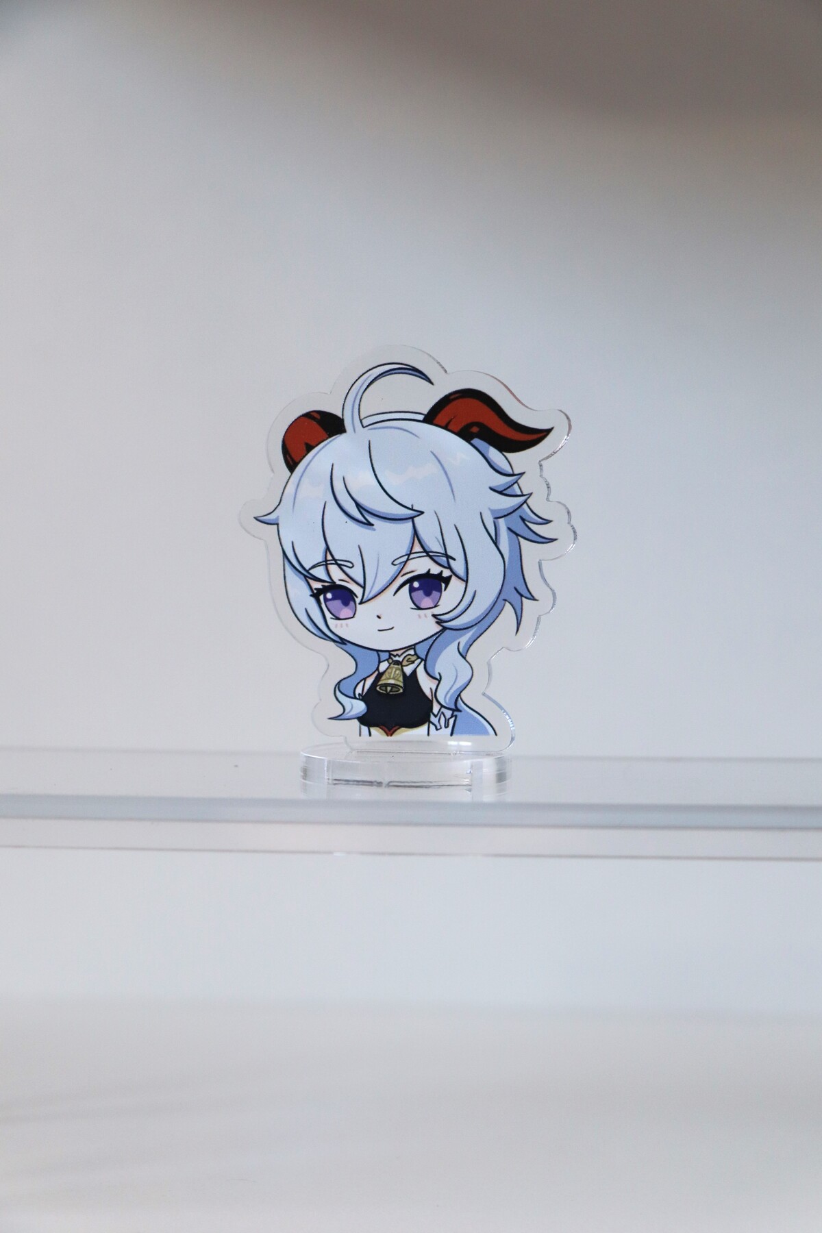 Genshin Ganyu 5-6 CM Figür Stand - Anime Sevimli Figür Oyuncak