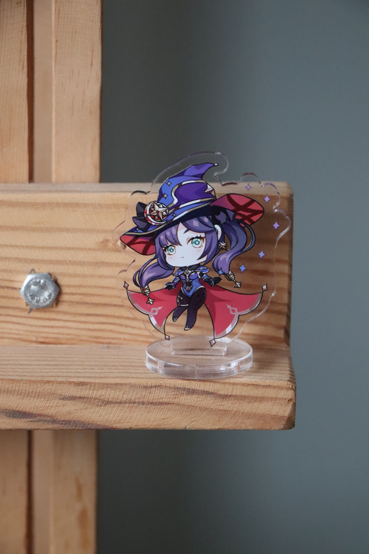 Genshin Impact Mona - Mini Stand Figür - Anime Dekor - 2