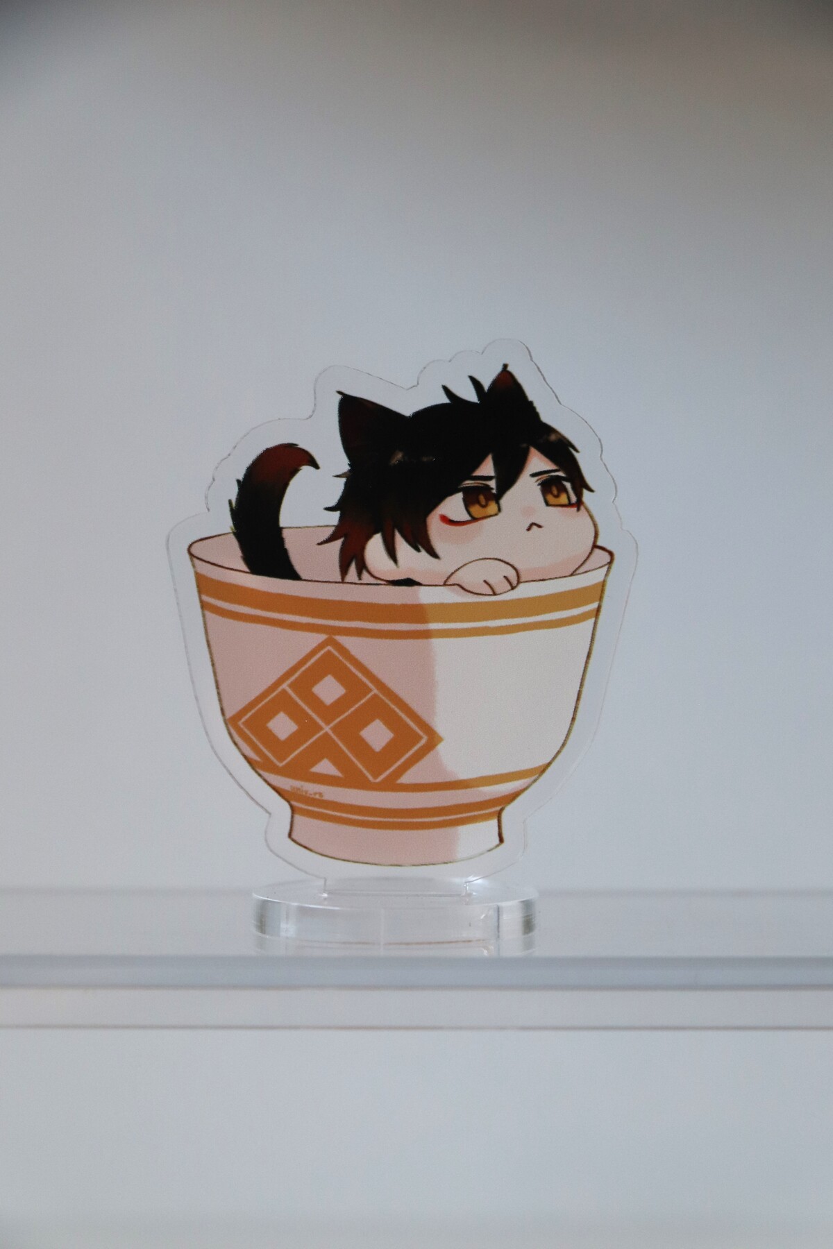 Genshin Zhongli Sevimli Kupa Oyuncak Figür - Anime Figür