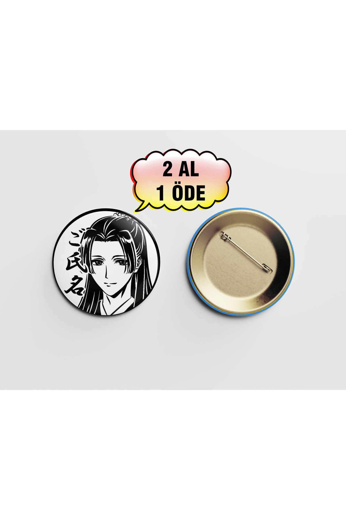 The Apothecary Diaries Jinshi 1 adet 44mm buton rozet - iğneli çamta rozeti