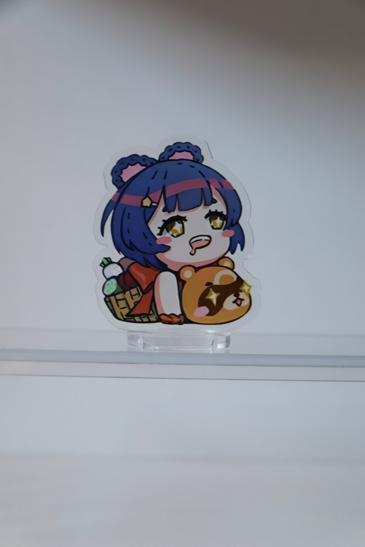 Genshin Xiangling Sevimli 5-6 cm boyut Oyuncak Figür - Anime Figür Stand